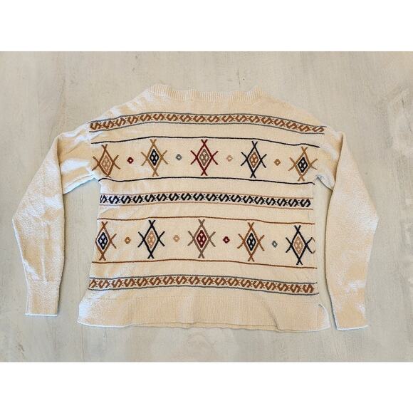 Madewell Women's Sweater SZ XS Aztek Southwestern Cowgirl - Picture 2 of 7